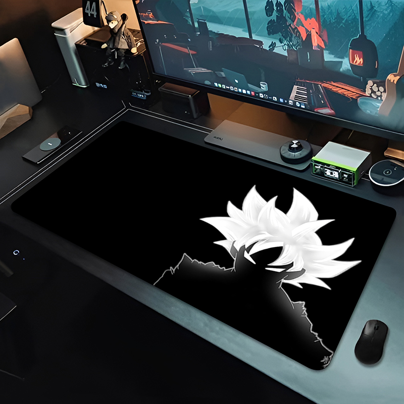 Gaming Accessories Setup - Mouse Pad Grande DBZ Black Anime