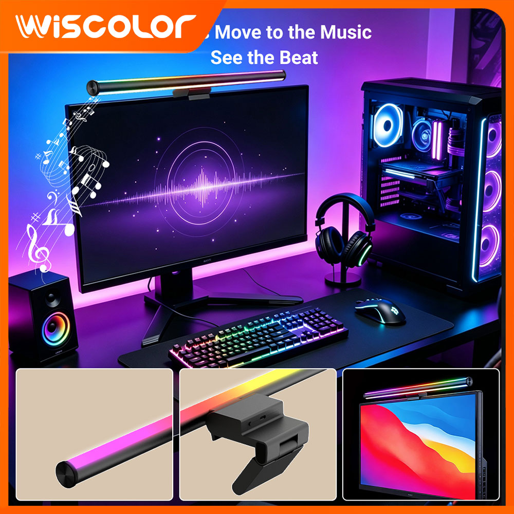 Gaming Accessories App - Barra de Luz para Monitor com