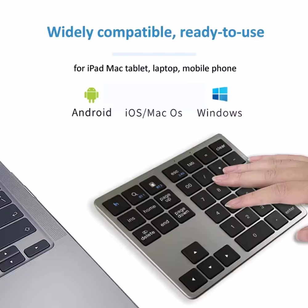 2.4ghz sem fio + teclado numér - Keyboard Numpad Separate avaliação e preço