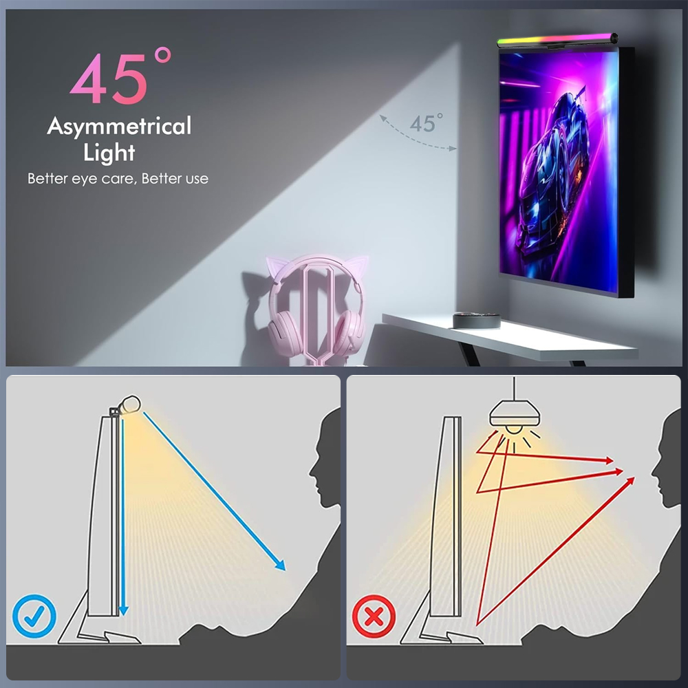 Barra de Luz RGB para Monitor  - Gaming Accessories App avaliação e preço