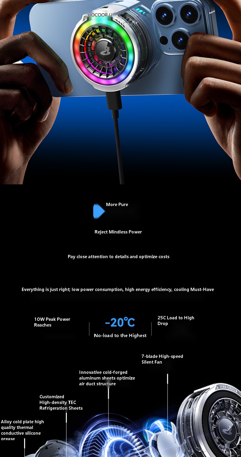Cooler Magnético Semicondutor  - Gaming Accessories App avaliação e preço