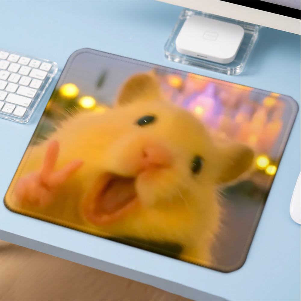 Mosepad com estampa de hamster - Gaming Accessories Companies avaliação e preço