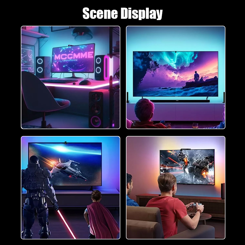 Fita LED RGB com sincronização - Gaming Accessories App avaliação e preço