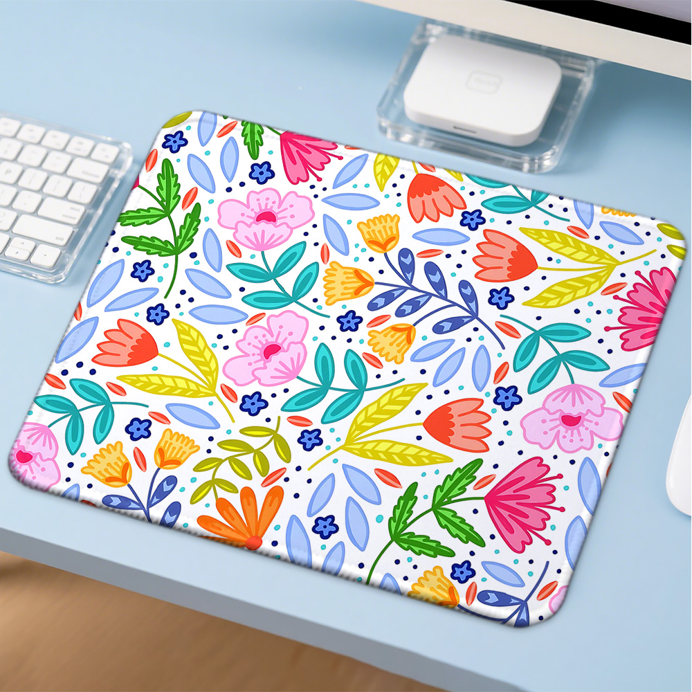 Mosepad com estampa floral, ac - Gaming Accessories Companies avaliação e preço