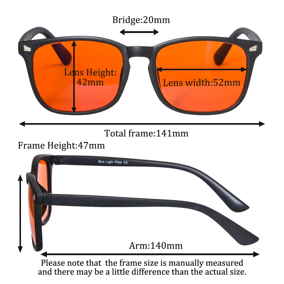 Shinu óculos coloridos laranja - Gaming Glasses Tinted avaliação e preço
