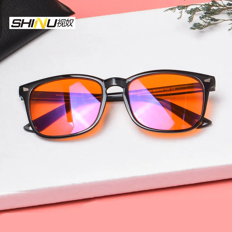 Shinu óculos coloridos laranja - Gaming Glasses Tinted avaliação e preço