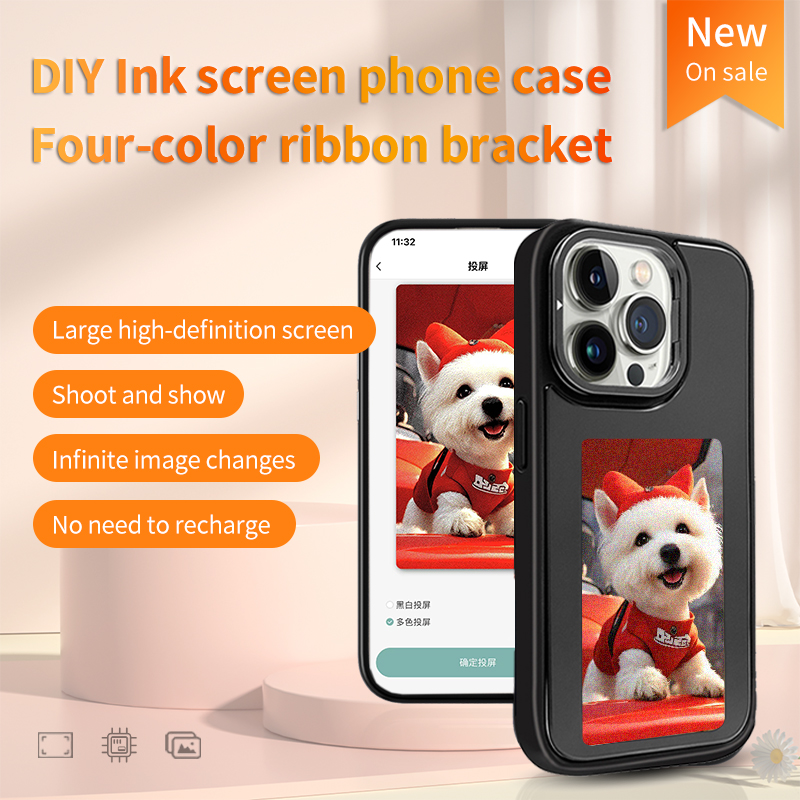 Diy e-ink tela caso de telefon - Gaming Equipment Accessories avaliação e preço