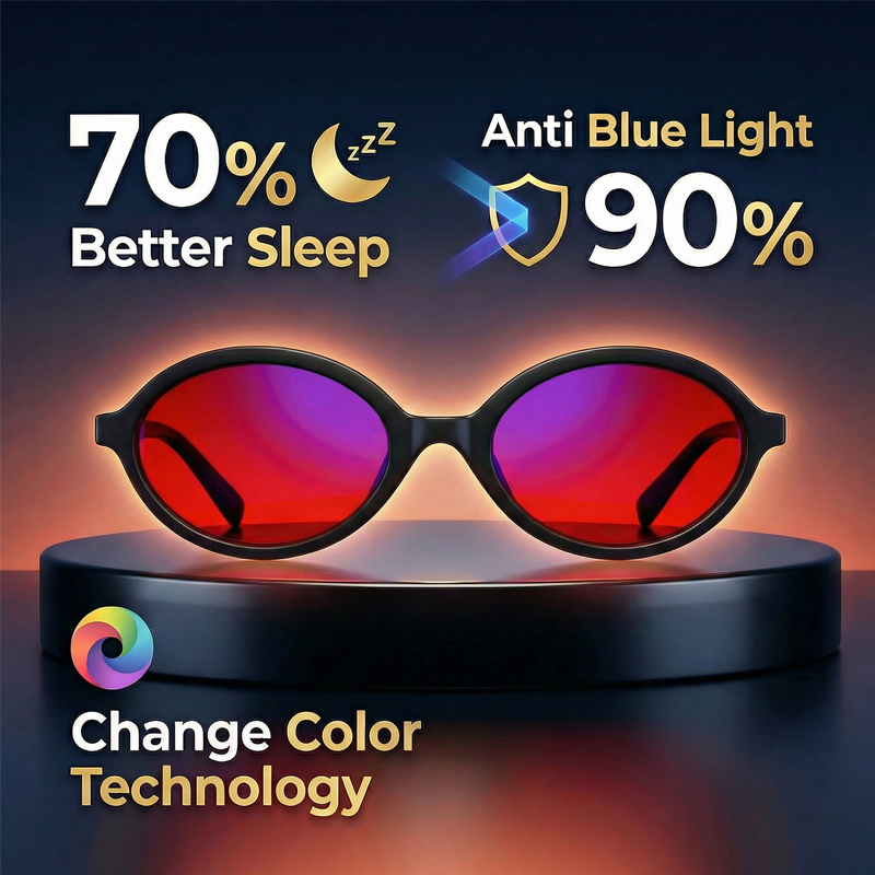 Óculos Ovais Anti Luz Azul par - Gaming Glasses Tinted avaliação e preço