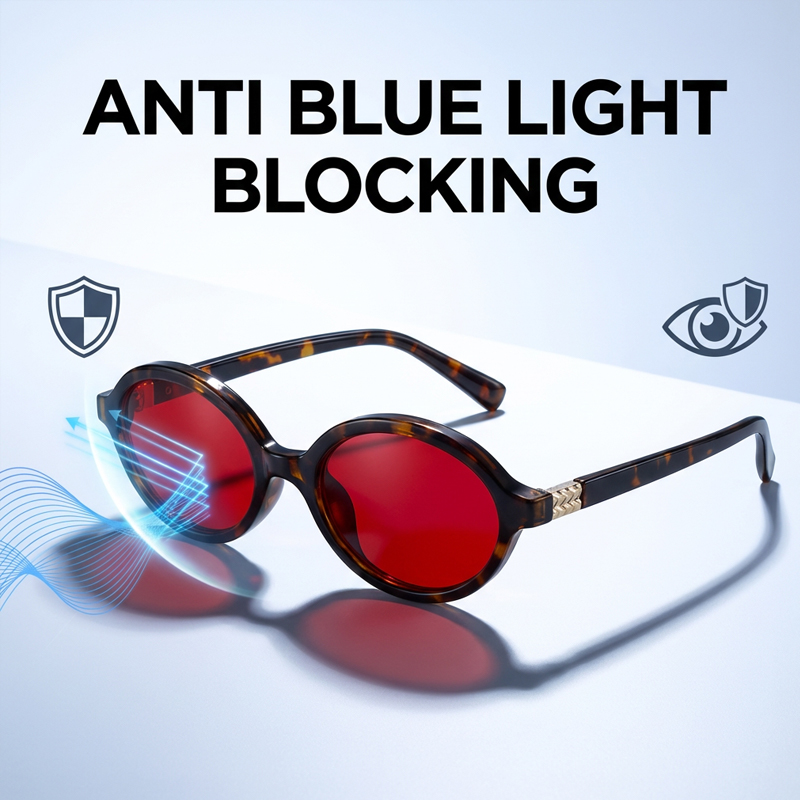 Óculos Ovais Anti Luz Azul par - Gaming Glasses Tinted avaliação e preço