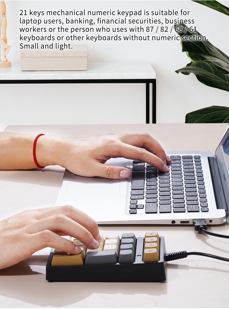 Teclado Numérico Mini com Fio  - Keyboard Numpad Separate avaliação e preço