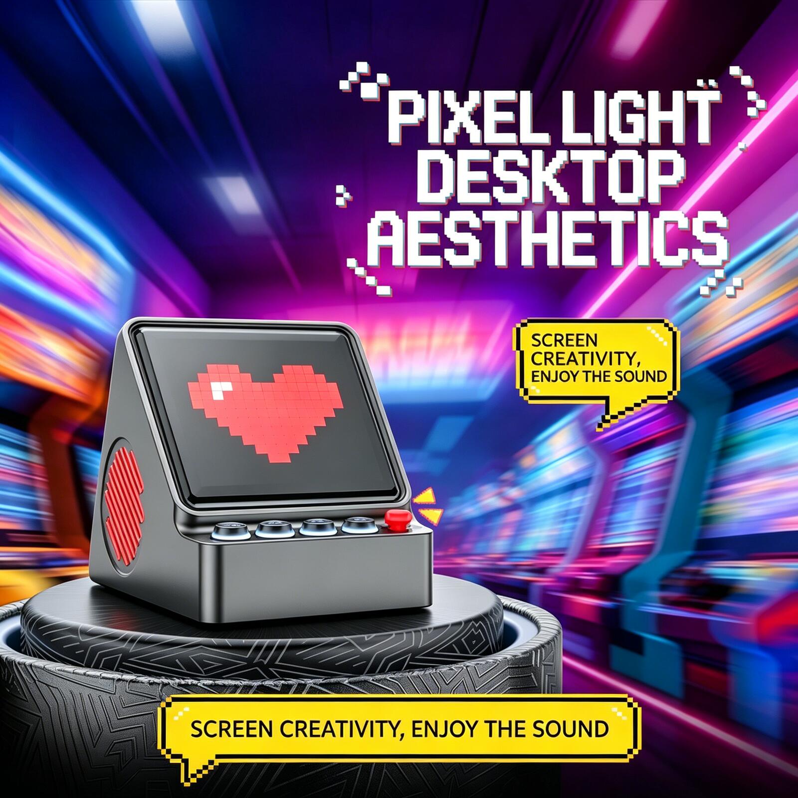 Caixa de Som Bluetooth RGB Pix - Gaming Accessories App avaliação e preço