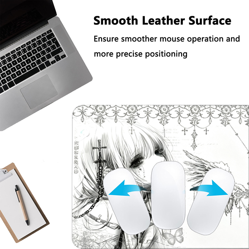 Mousepad de Couro Preto e Bran - Gaming Accessories Setup avaliação e preço