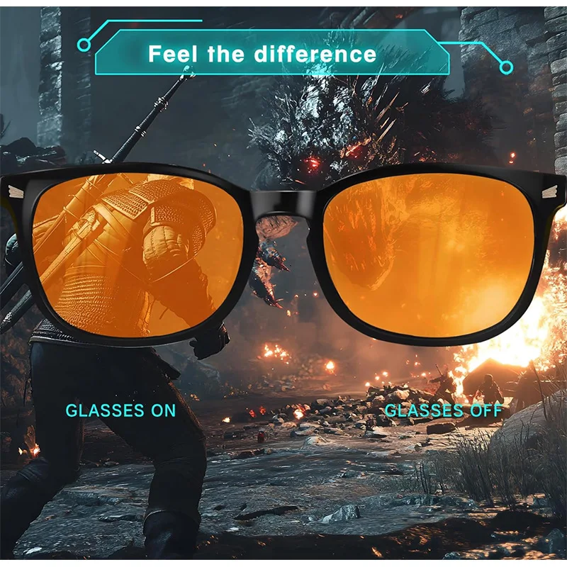 Óculos anti-luz azul da moda,  - Gaming Glasses Tinted avaliação e preço